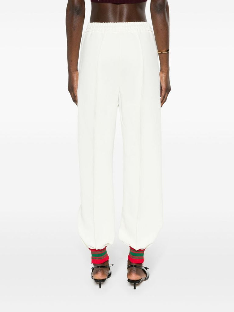 White Logo-appliquÃ_x0083_Â© Track Pants