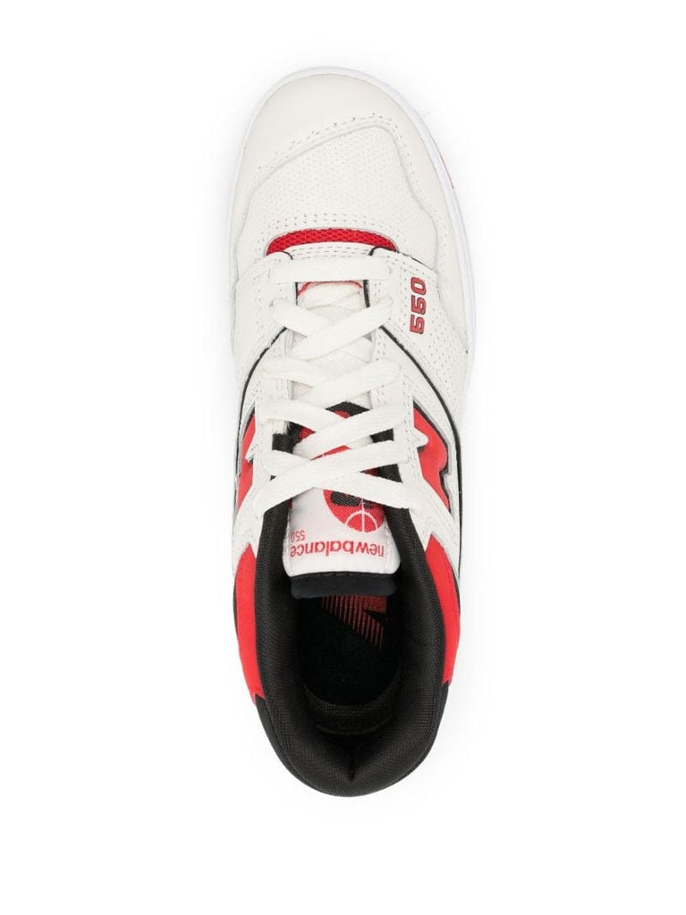 White 550 Low Top Sneakers