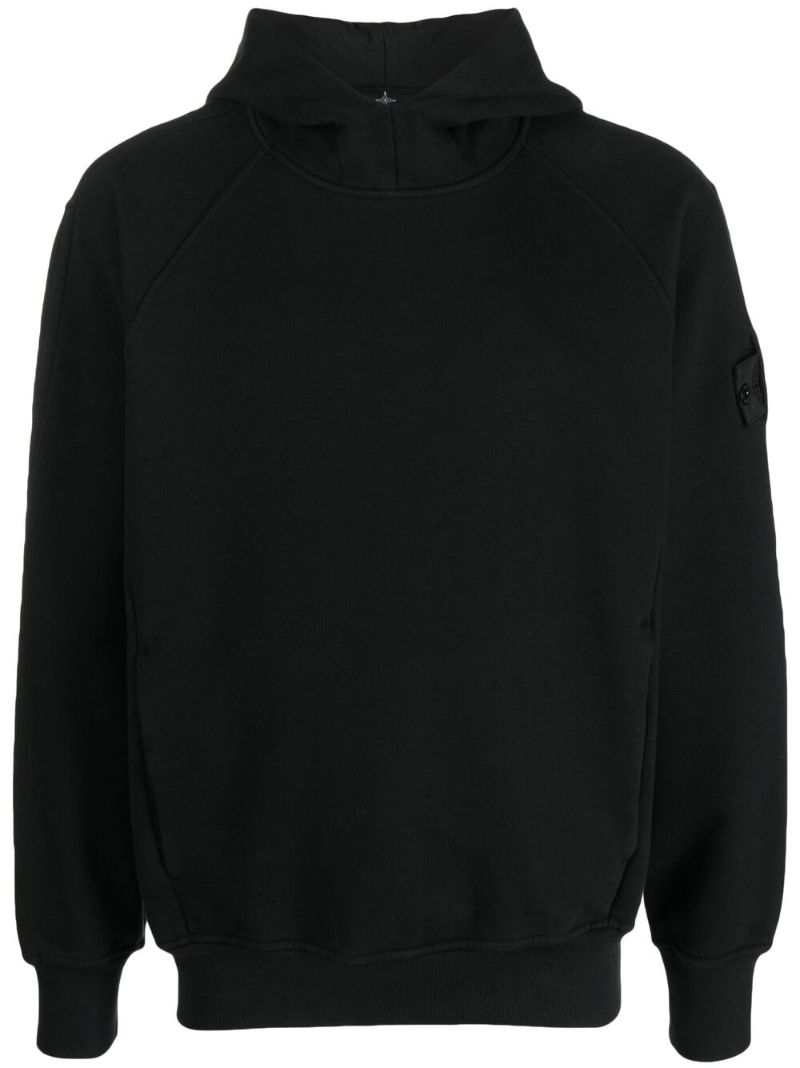 Black 60219 Cotton Hoodie