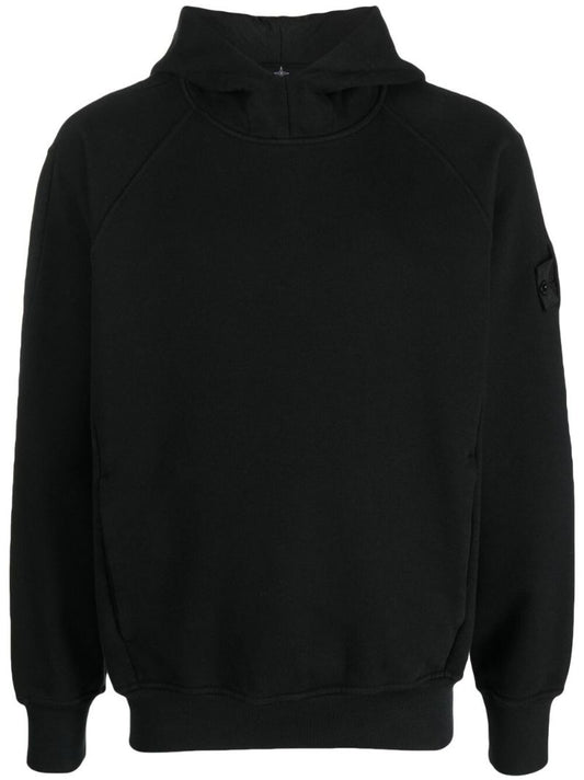 Black 60219 Cotton Hoodie