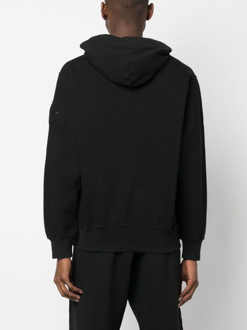 Black 60219 Cotton Hoodie