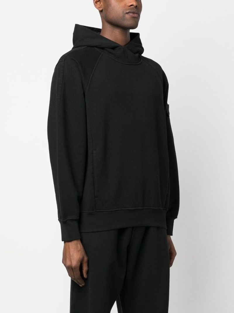 Black 60219 Cotton Hoodie