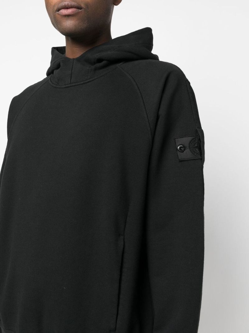 Black 60219 Cotton Hoodie