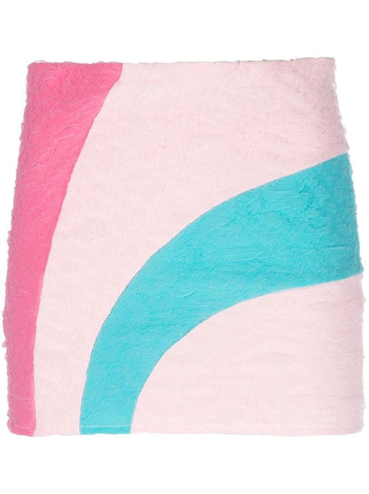 Pink Cotton Candy Crinkle Skirt
