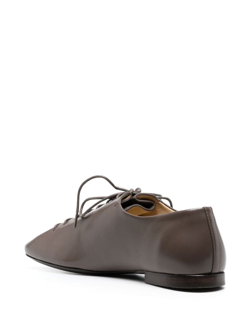 Black Leather Derby Shoes