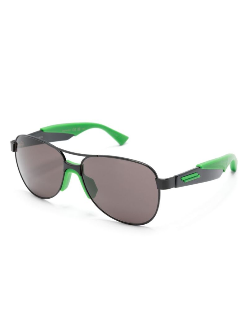 Black 1231s Pilot Sunglasses