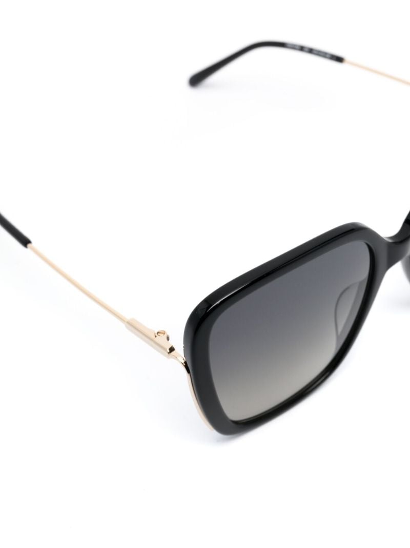 Black Oversized Frame Sunglasses