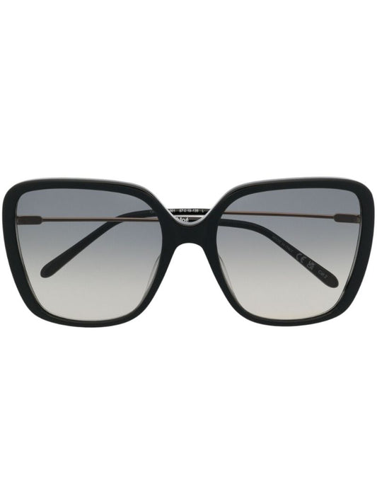Black Oversized Frame Sunglasses