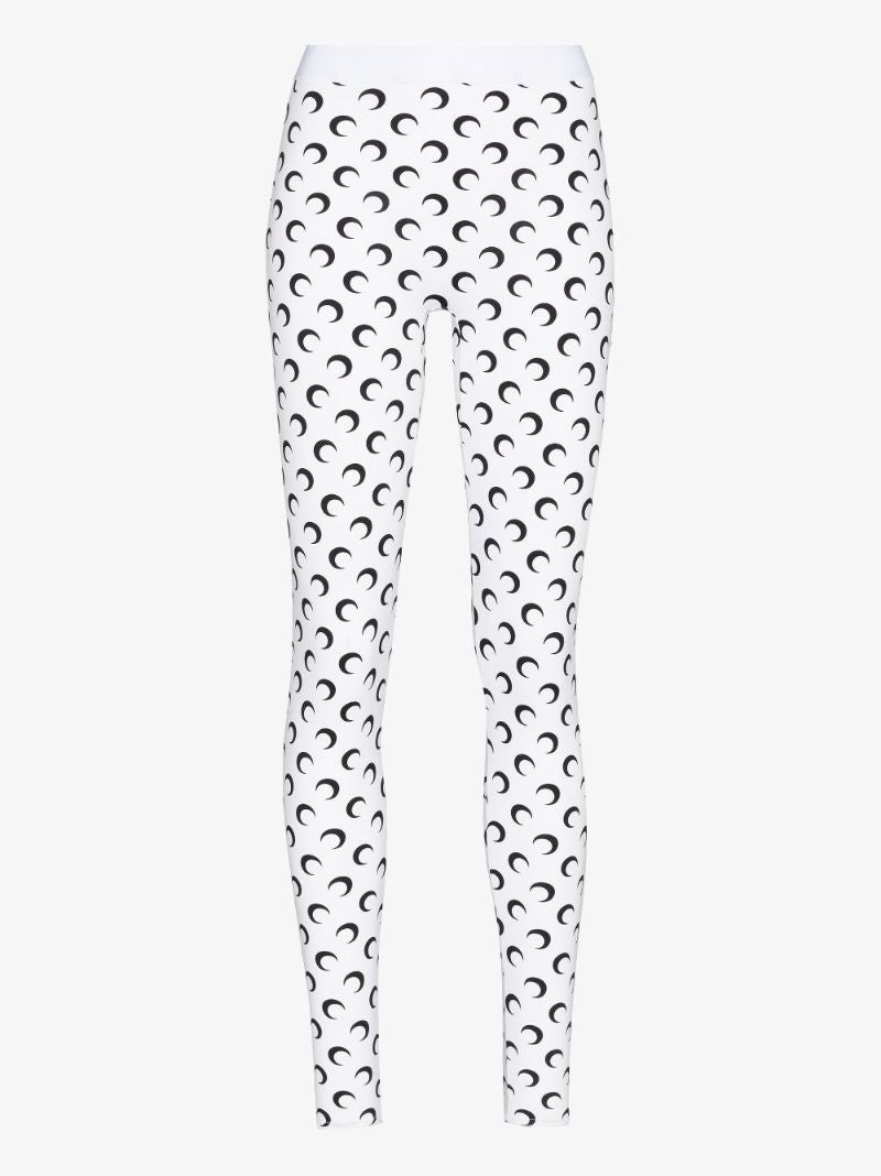 Fuseaux Crescent Moon Print Leggings