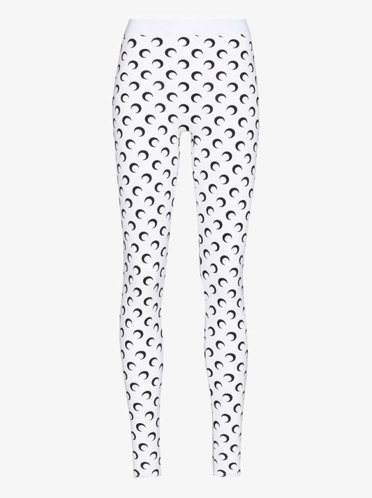 Fuseaux Crescent Moon Print Leggings