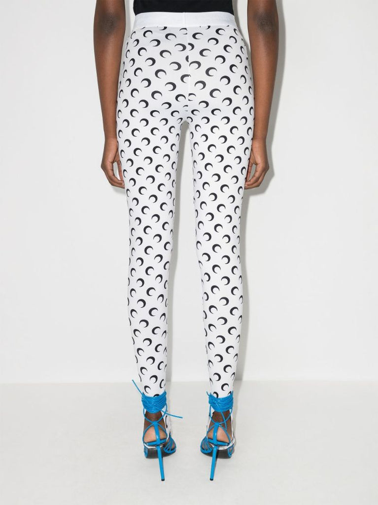 Fuseaux Crescent Moon Print Leggings