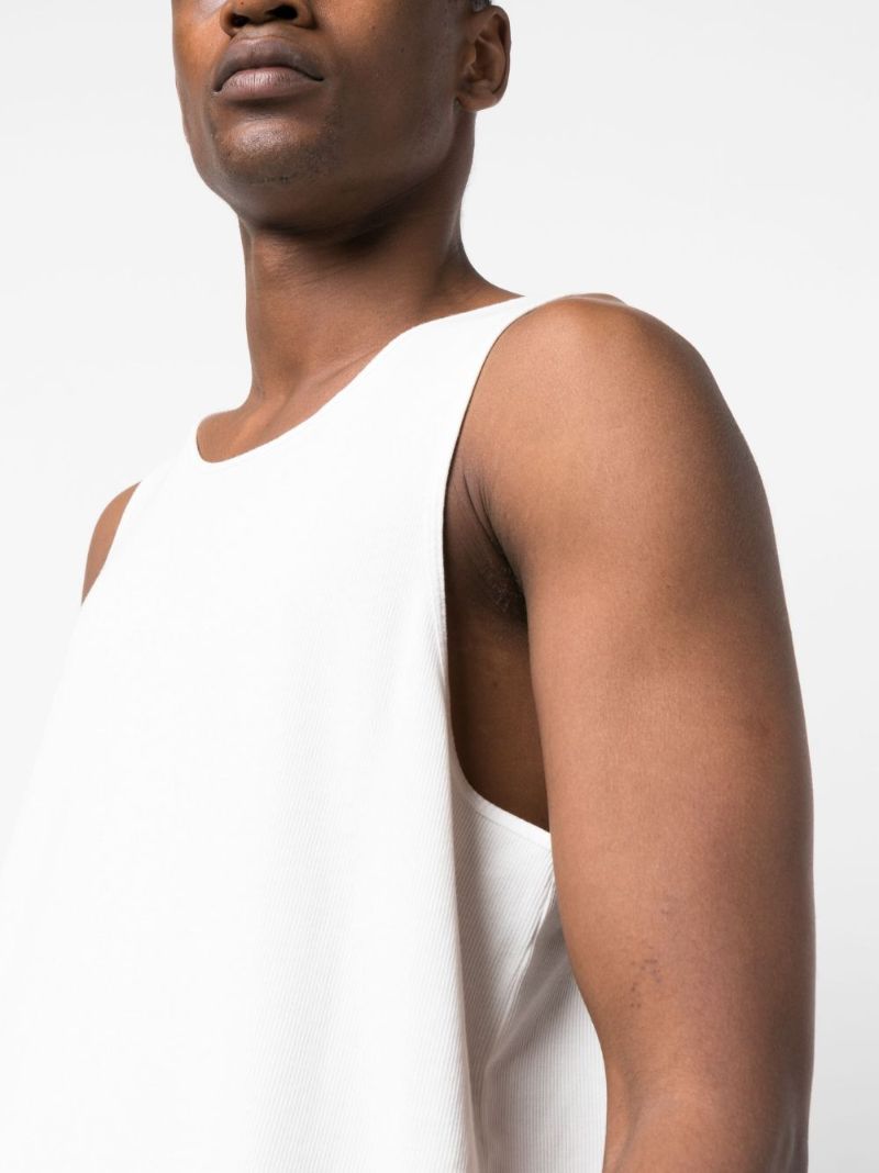 White Cotton Vest