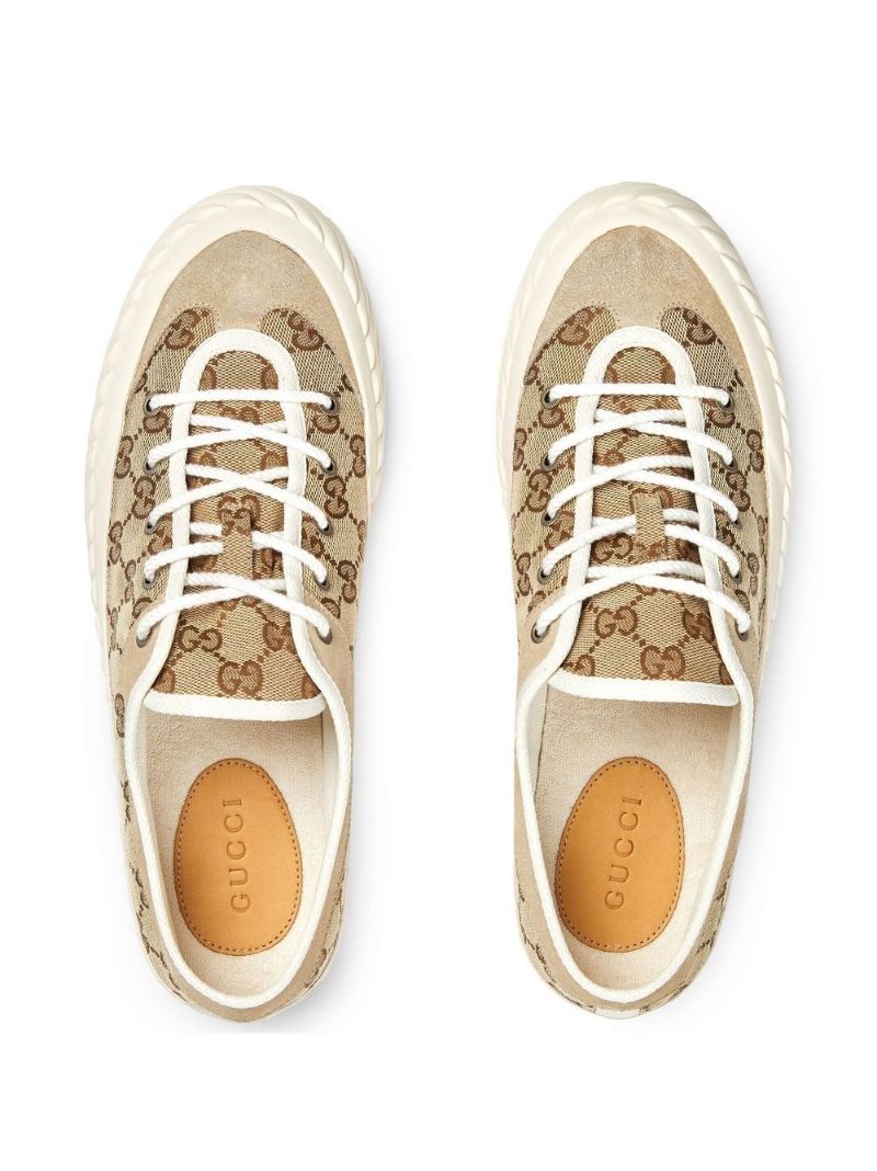 Neutral Gg Canvas Sneakers