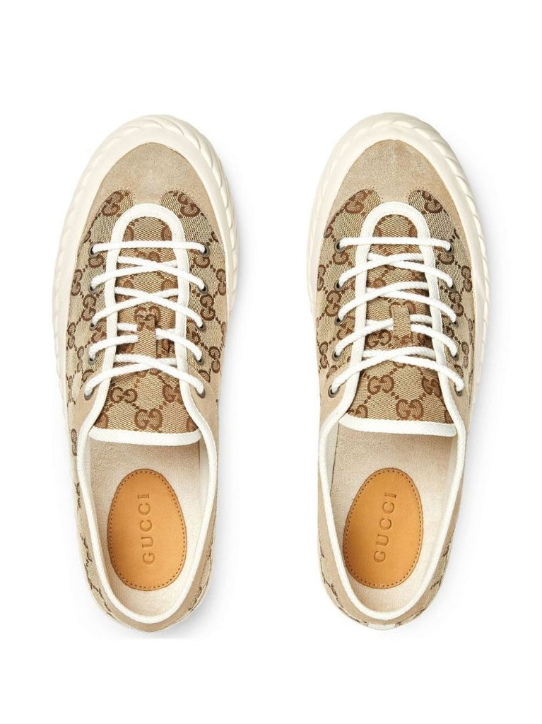 Neutral Gg Canvas Sneakers