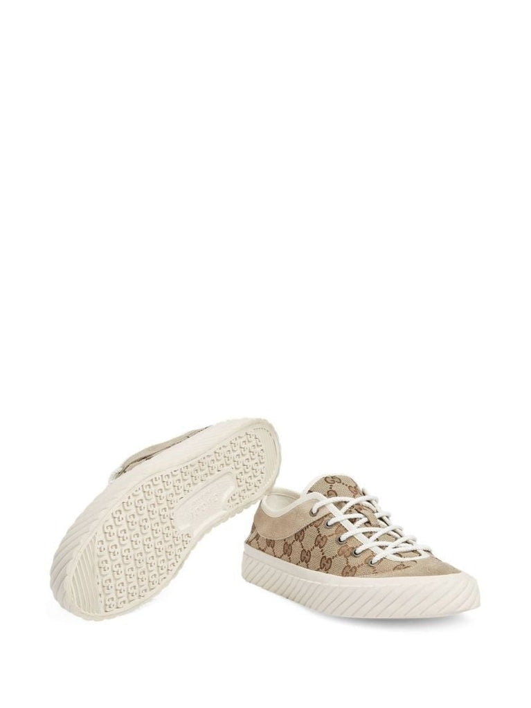 Neutral Gg Canvas Sneakers