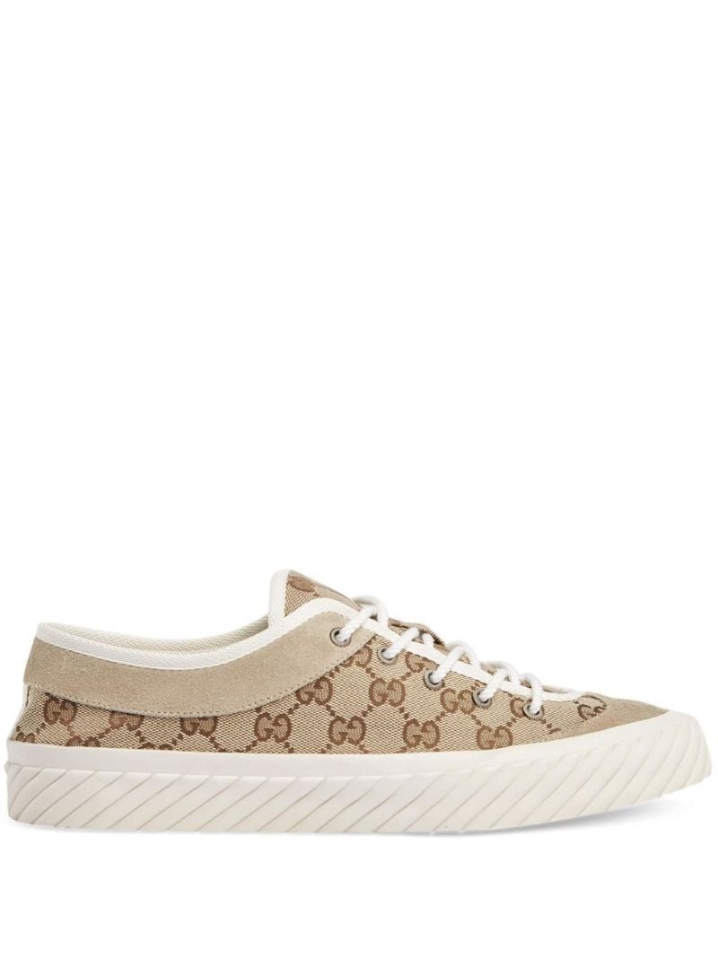 Neutral Gg Canvas Sneakers