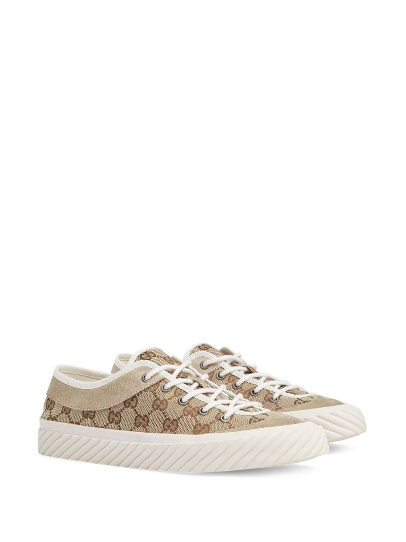 Neutral Gg Canvas Sneakers