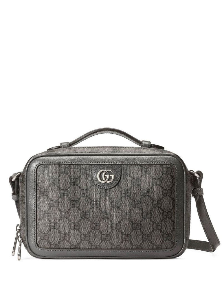 Grey Ophidia Small Shoulder Bag