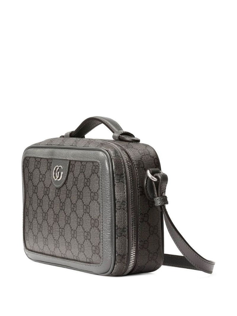 Grey Ophidia Small Shoulder Bag