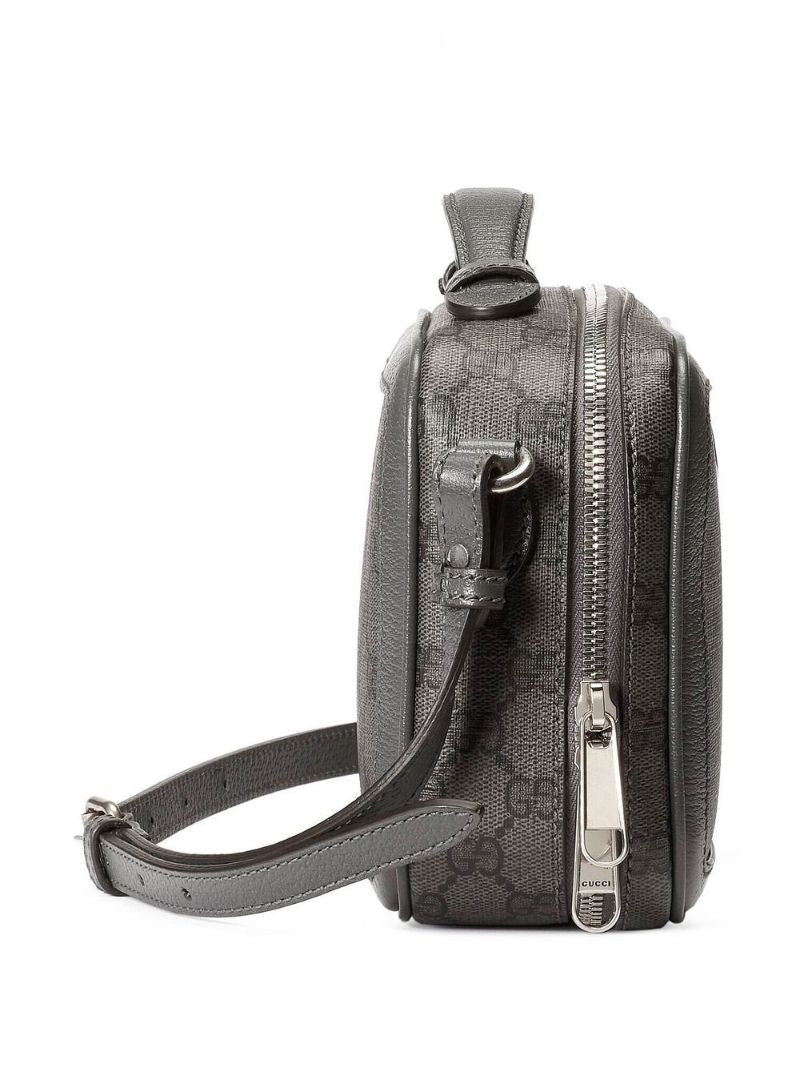 Grey Ophidia Small Shoulder Bag