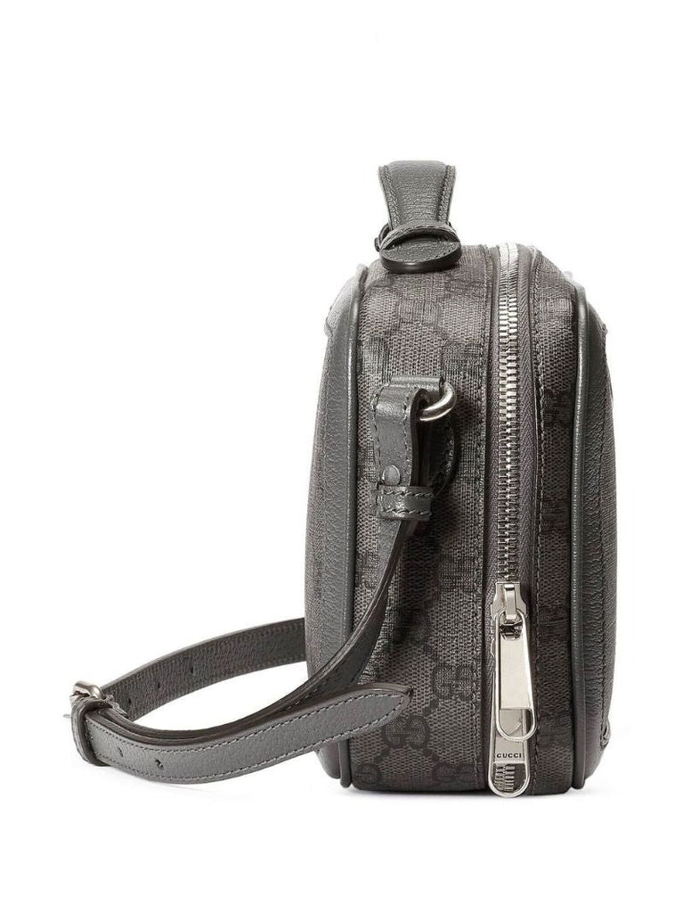 Grey Ophidia Small Shoulder Bag