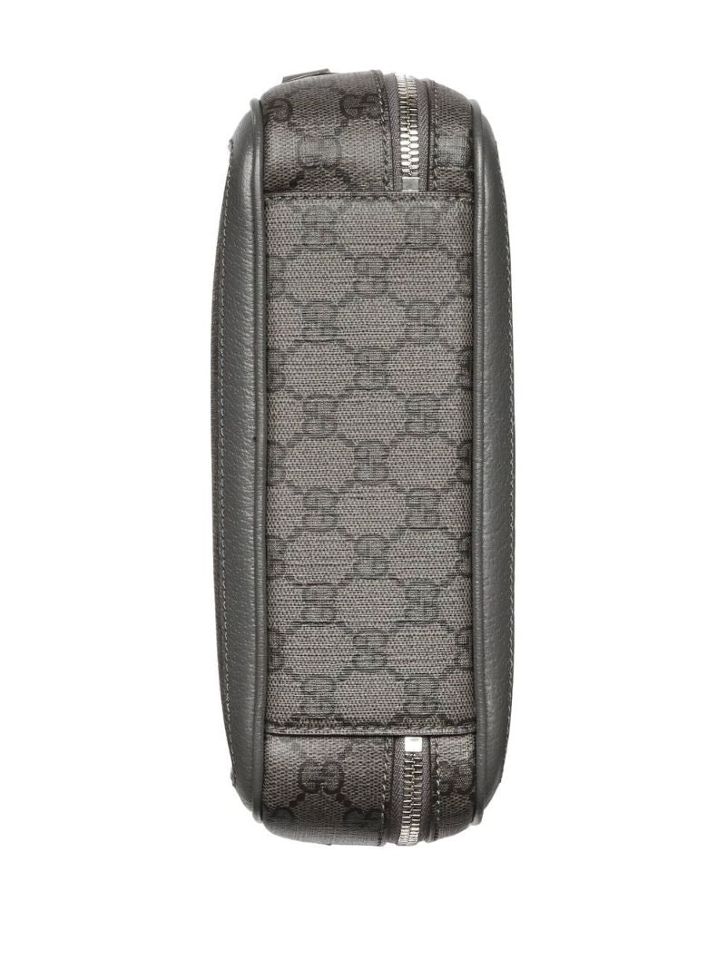 Grey Ophidia Small Shoulder Bag