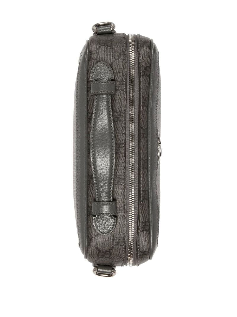 Grey Ophidia Small Shoulder Bag