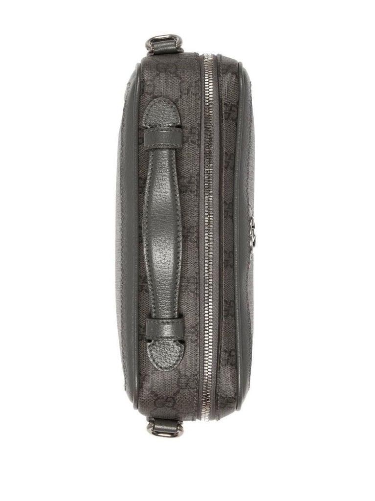 Grey Ophidia Small Shoulder Bag
