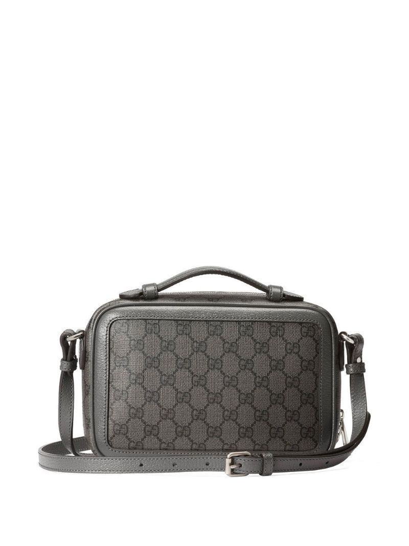 Grey Ophidia Small Shoulder Bag