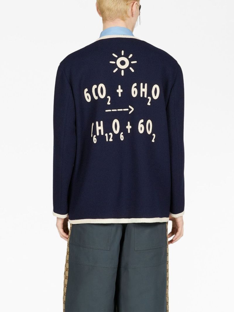 Blue Equation-appliquÃ_x0083_Â© Tweed Jacket