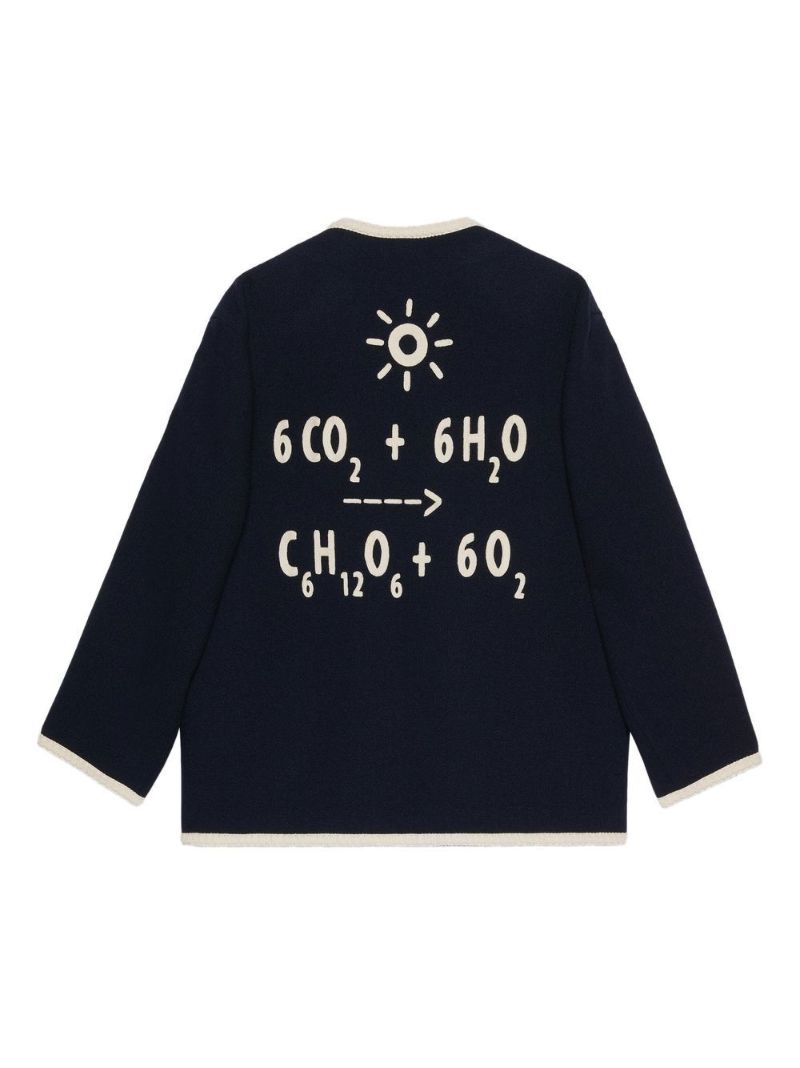 Blue Equation-appliquÃ_x0083_Â© Tweed Jacket