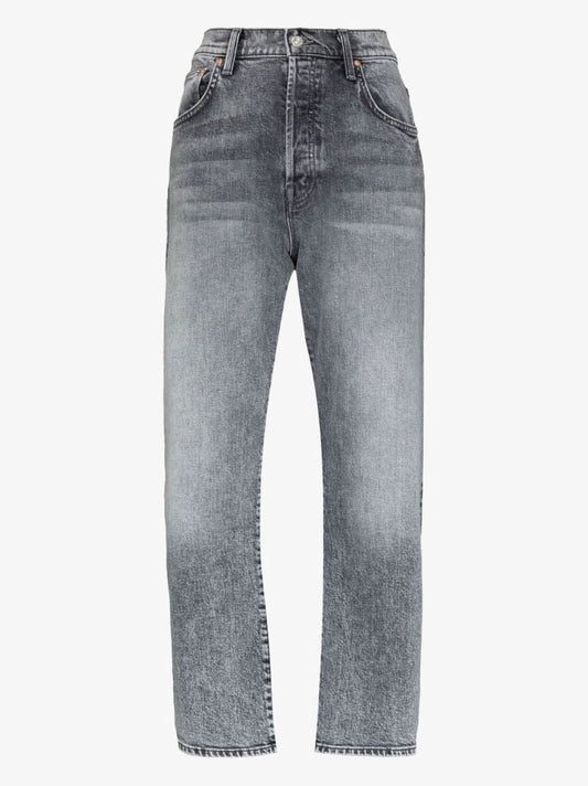 Grey the Ditcher Cropped Jeans
