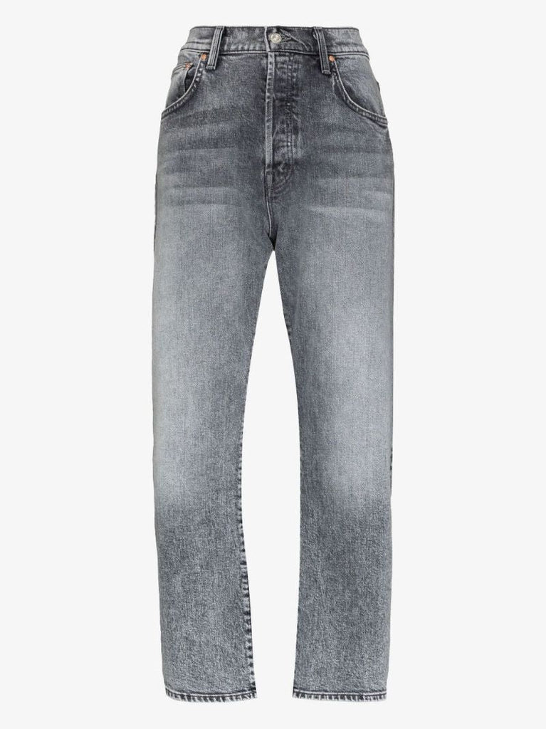 Grey the Ditcher Cropped Jeans