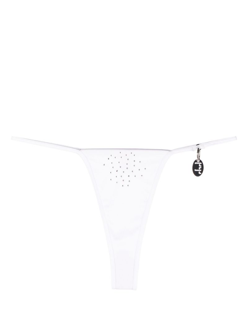 White Crystal Bikini Bottoms