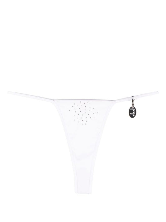 White Crystal Bikini Bottoms