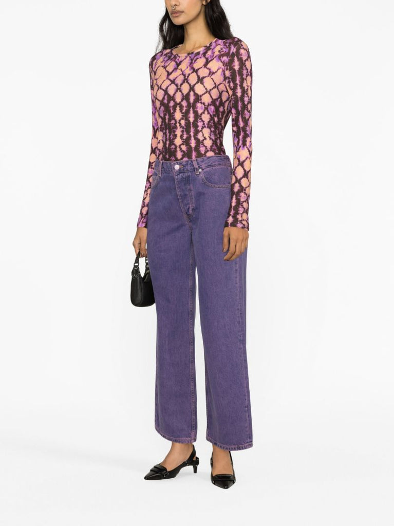 Purple Denim Jeans
