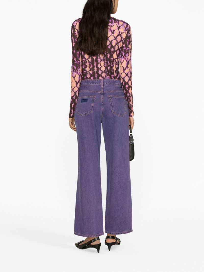 Purple Denim Jeans