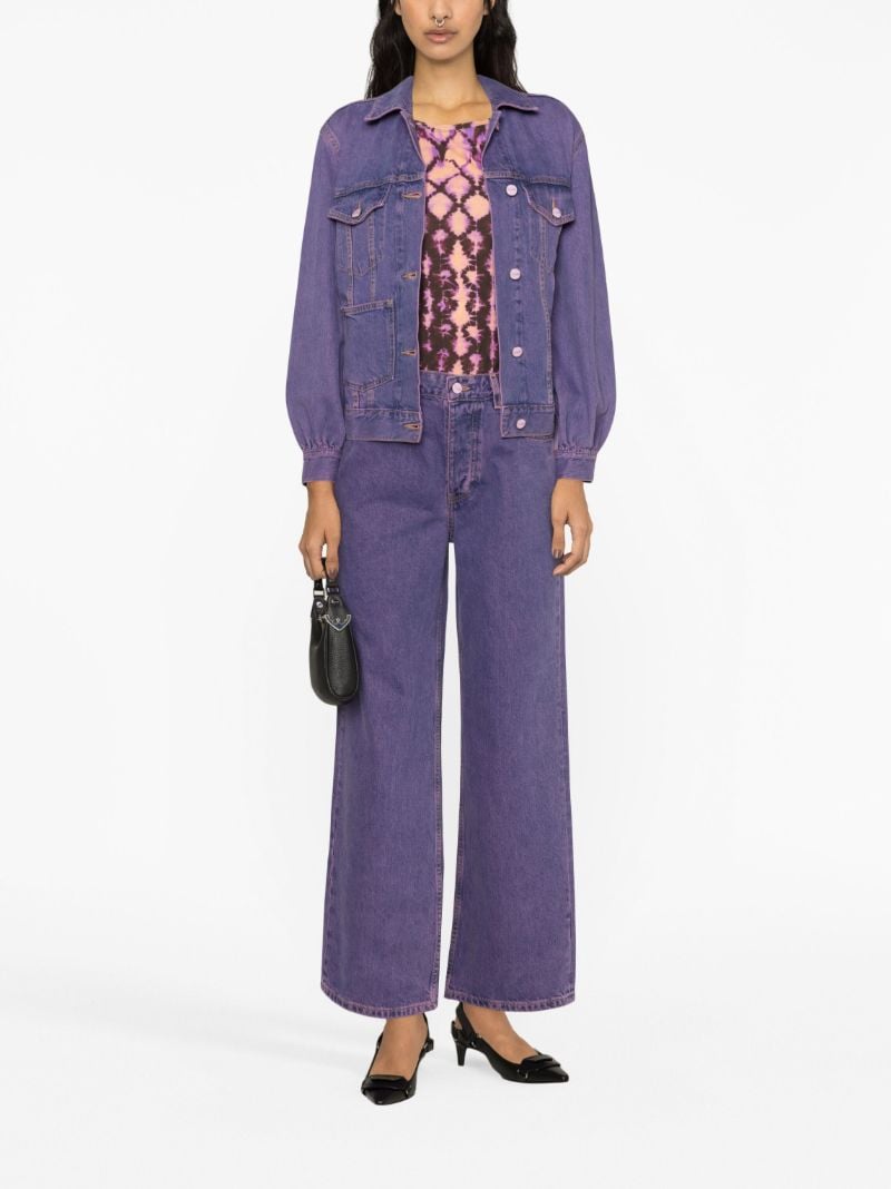 Purple Denim Jeans