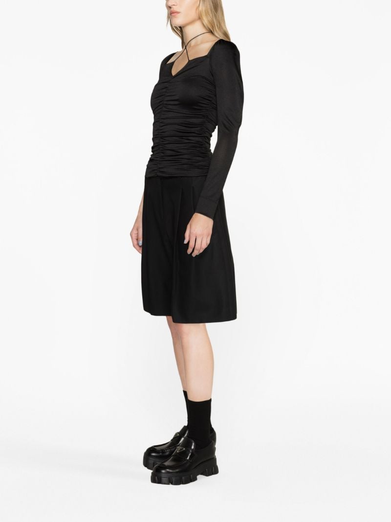 Black Strap Detail Top