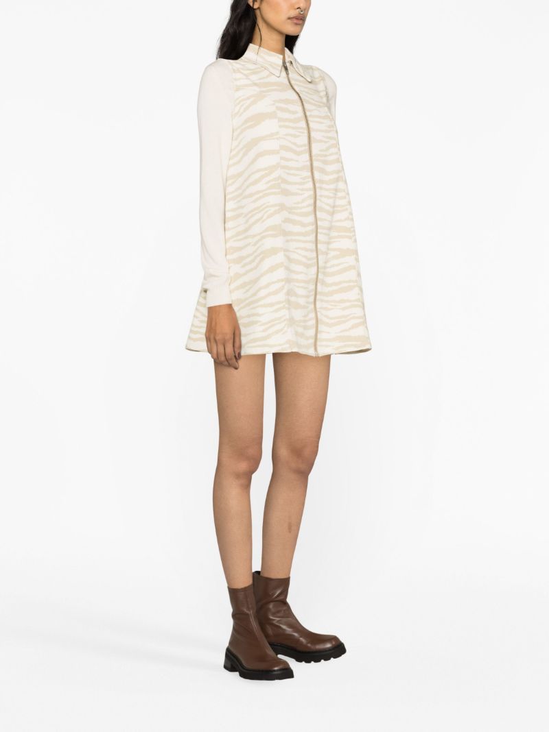 Khaki Long Sleeve Dress