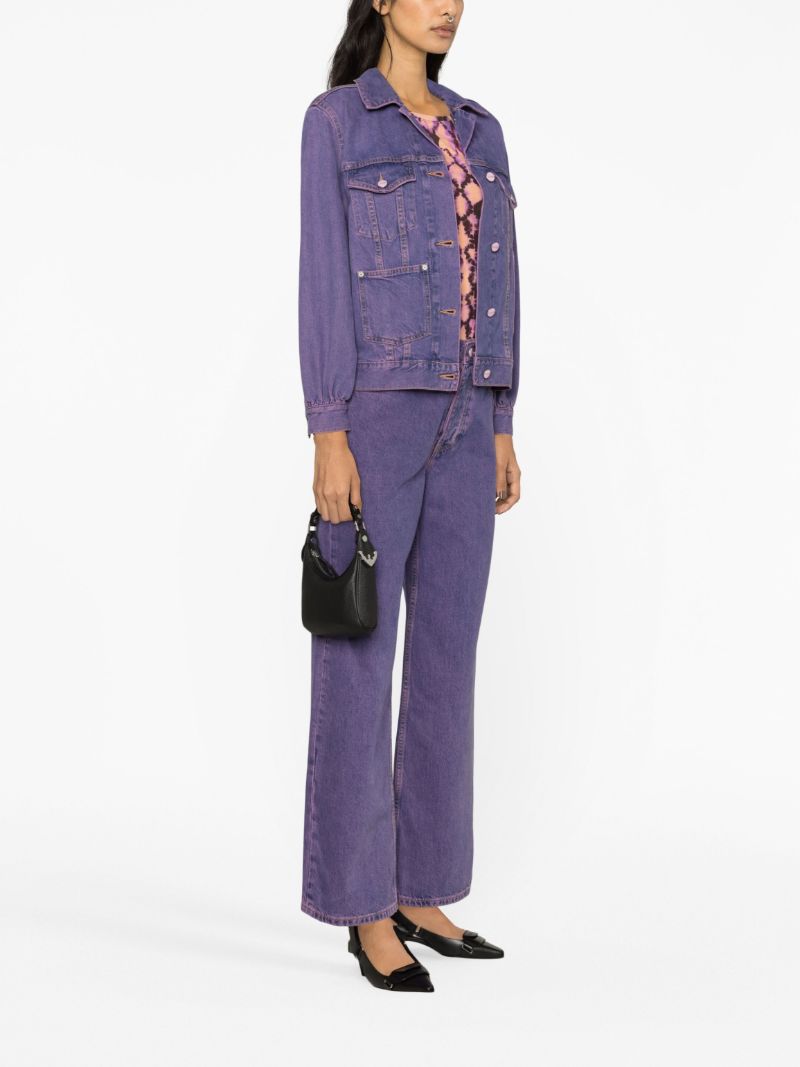 Purple Denim Jacket