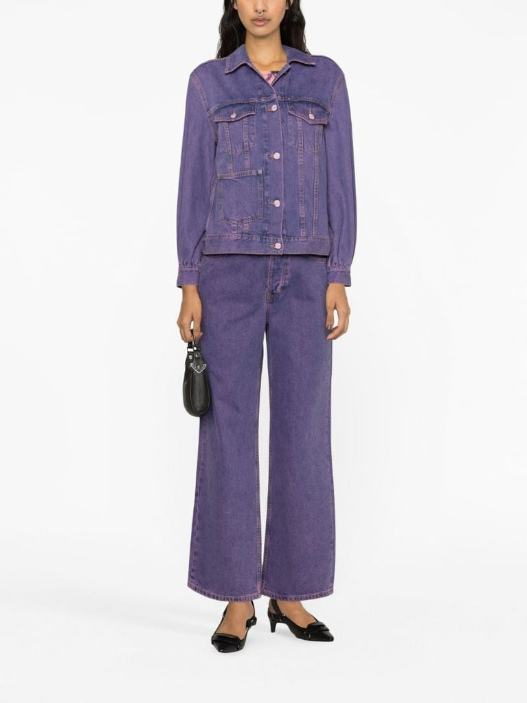 Purple Denim Jacket