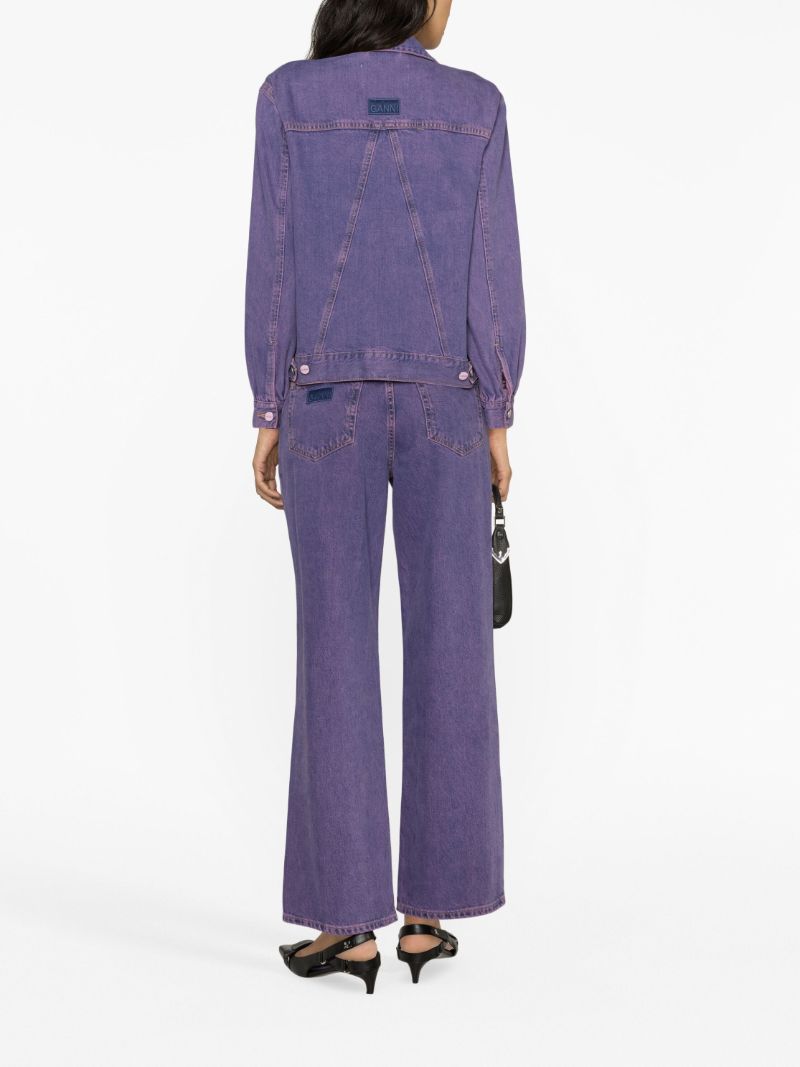 Purple Denim Jacket