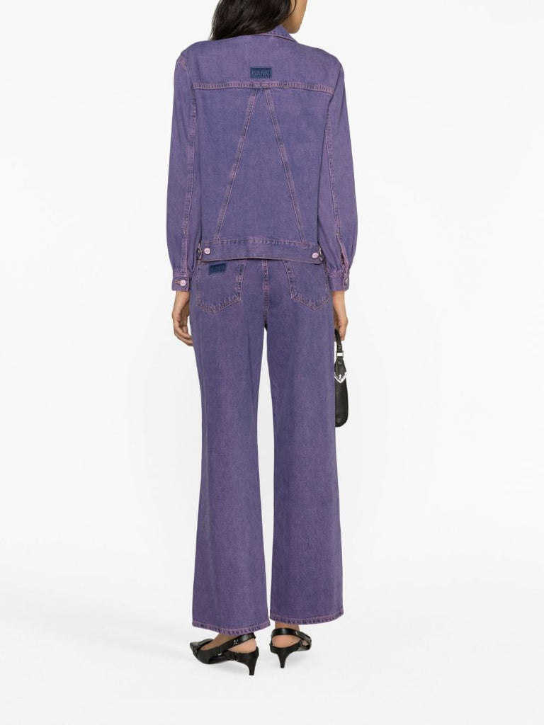 Purple Denim Jacket
