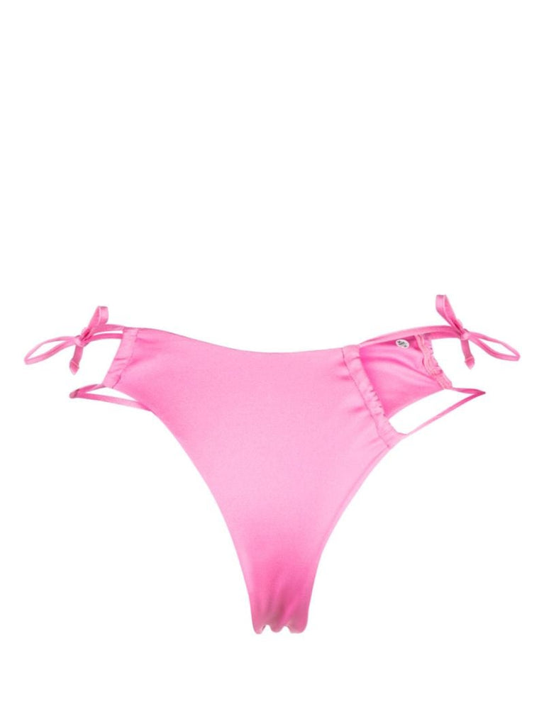 Pink Crystal Cut-out Bikini Bottoms
