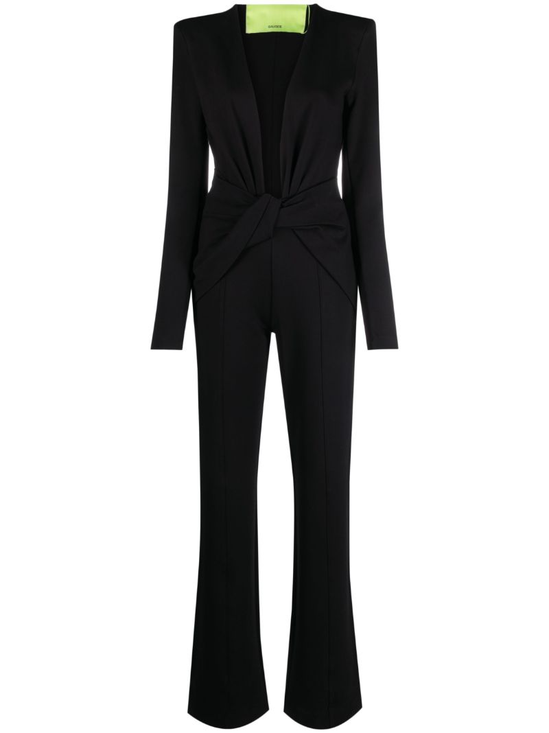 Black Phil Twist-detail Jumpsuit