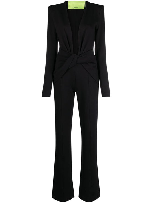 Black Phil Twist-detail Jumpsuit