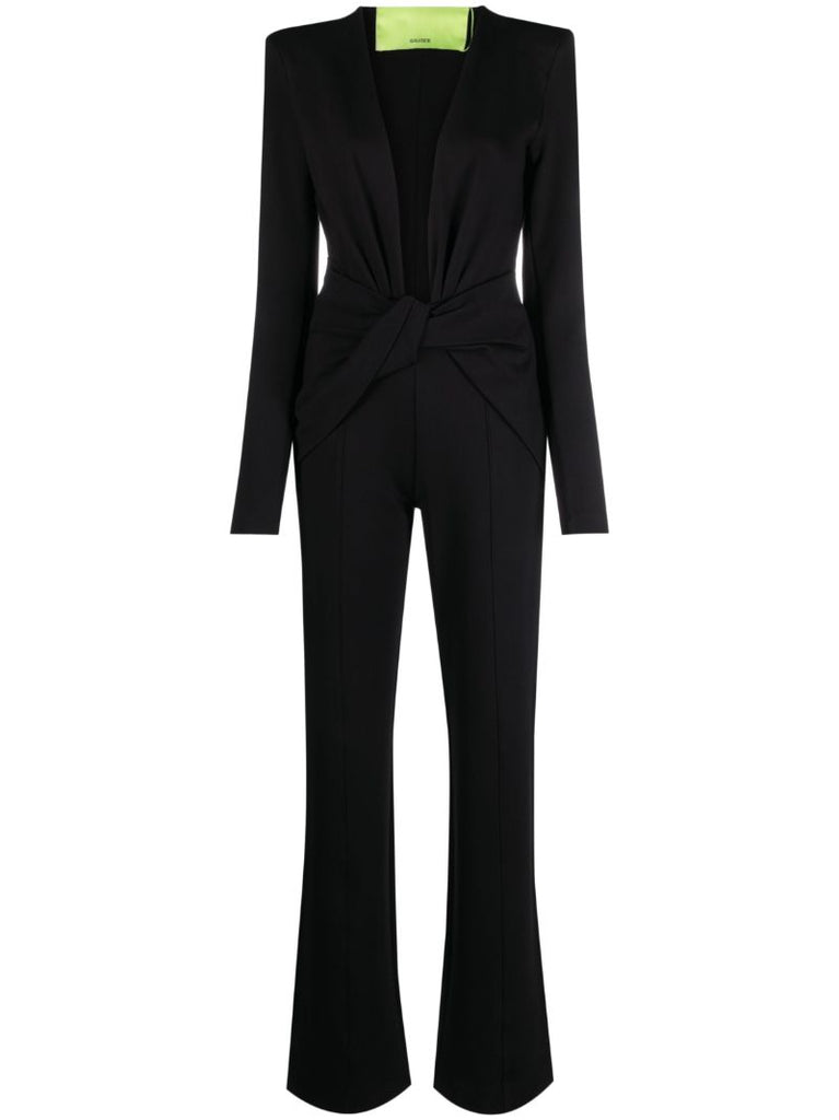Black Phil Twist-detail Jumpsuit