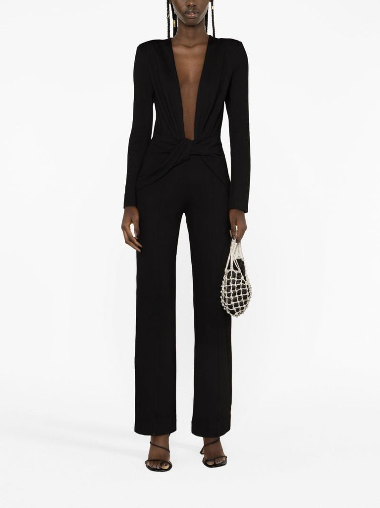 Black Phil Twist-detail Jumpsuit