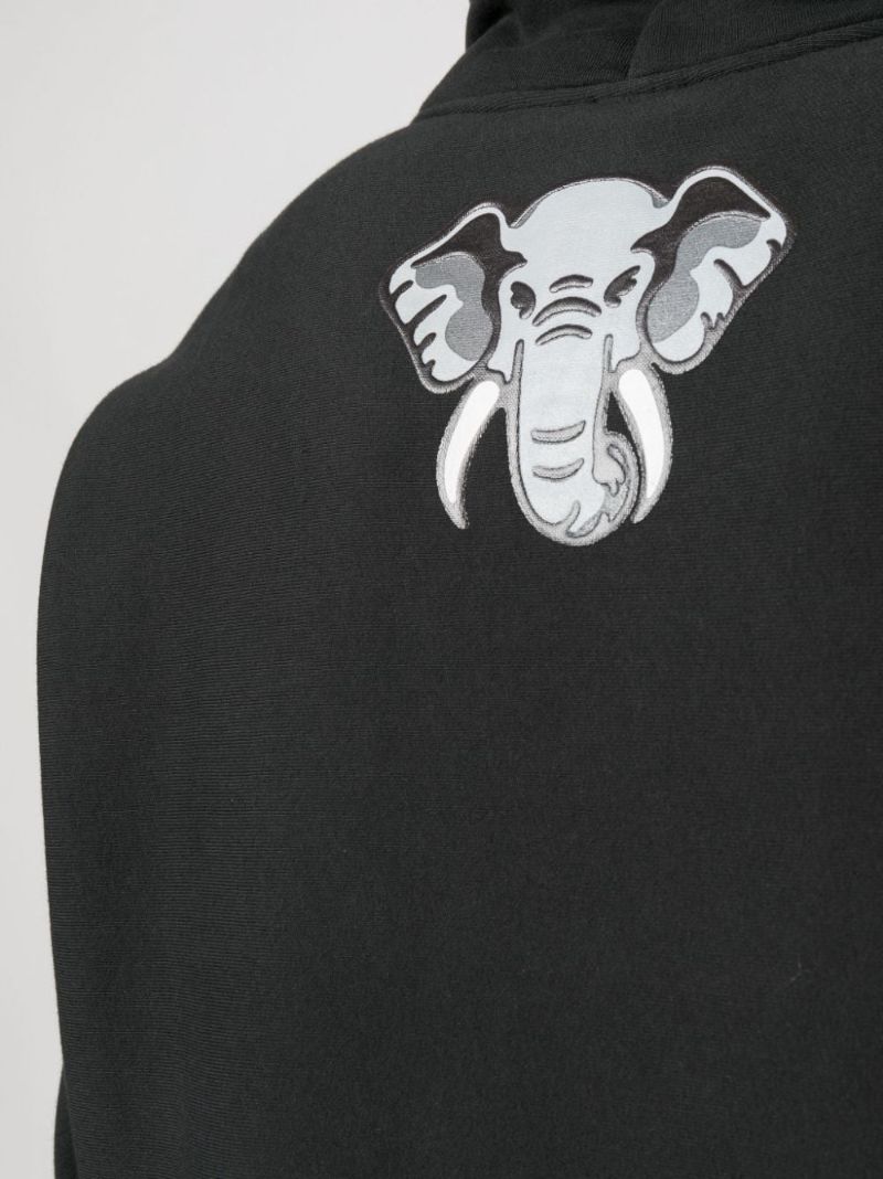 Black Sailor Cotton Hoodie
